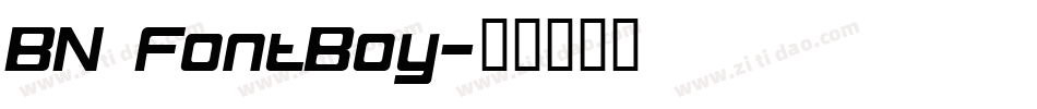BN FontBoy字体转换